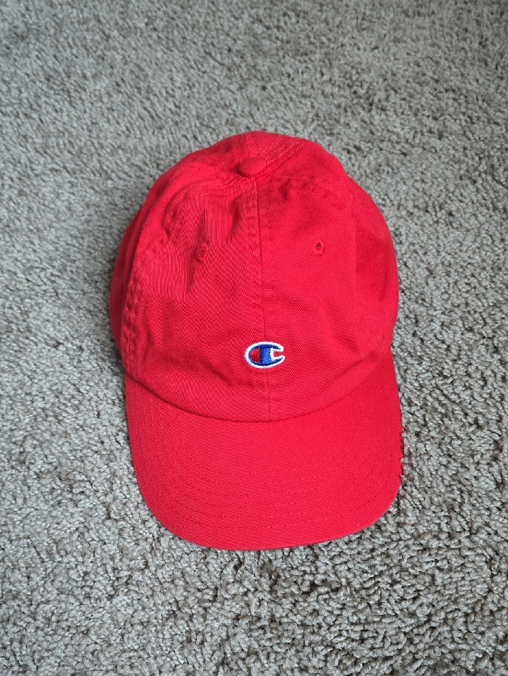 Champion Red Logo Baseball Cap